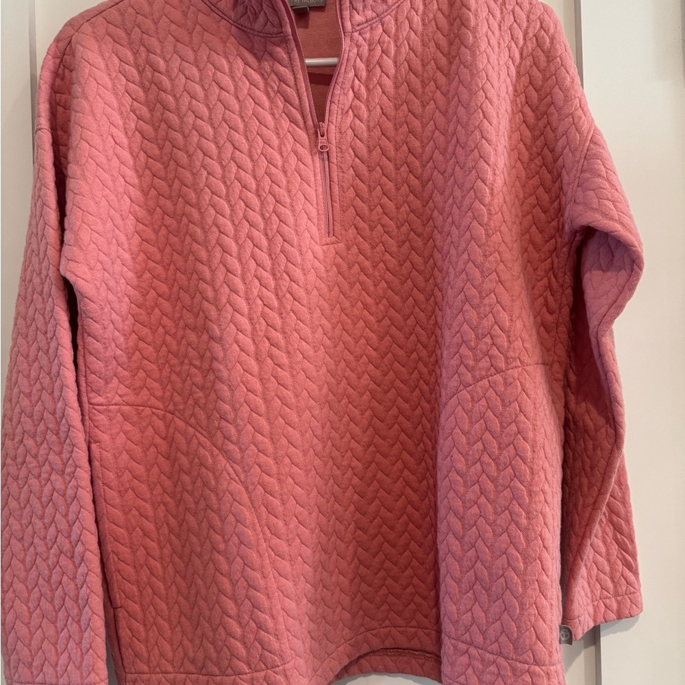 Talbots Quilted Half Zip Pullover - image 2